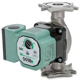 Taco 0018e SF4 Bluettoth stainless steel hydronic variable 3 speed ecm high efficiency circulator pump - right front view
