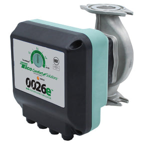 Taco 0026e SF2 stainless steel hydronic variable 3 speed ecm high efficiency circulator pump - right side view