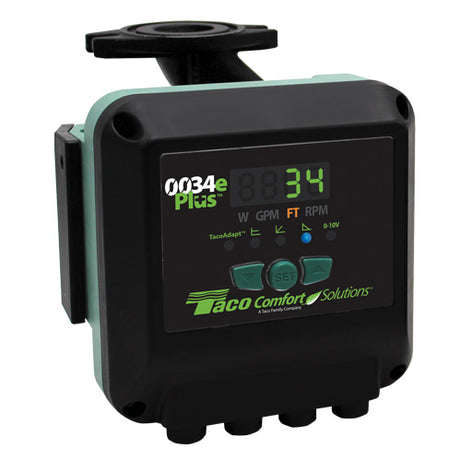 Taco 0034eP Plus F2 Cast Iron circulator pump - left