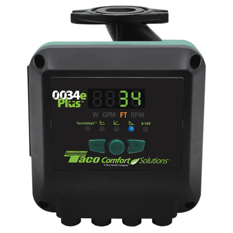Taco 0034eP Plus F2 Cast Iron circulator pump - front