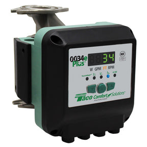 Taco 0034eP Plus SF2 Stainless Steel circulator pump - left