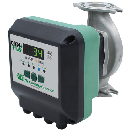 Taco 0034eP Plus SF2 Stainless Steel circulator pump - front right