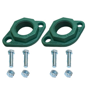 Taco 110-253F 1-1/4" cast iron flanges for circulator pumps with bolts and nuts