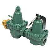 Taco 334-t3 1/2 npt boiler feed dual unit valve - back