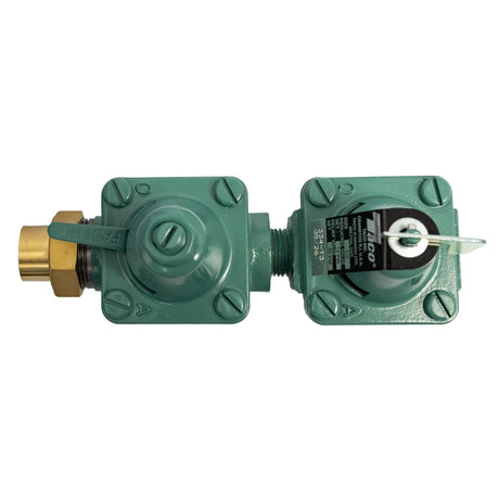 Taco 334-t3 1/2 npt boiler feed dual unit valve - top