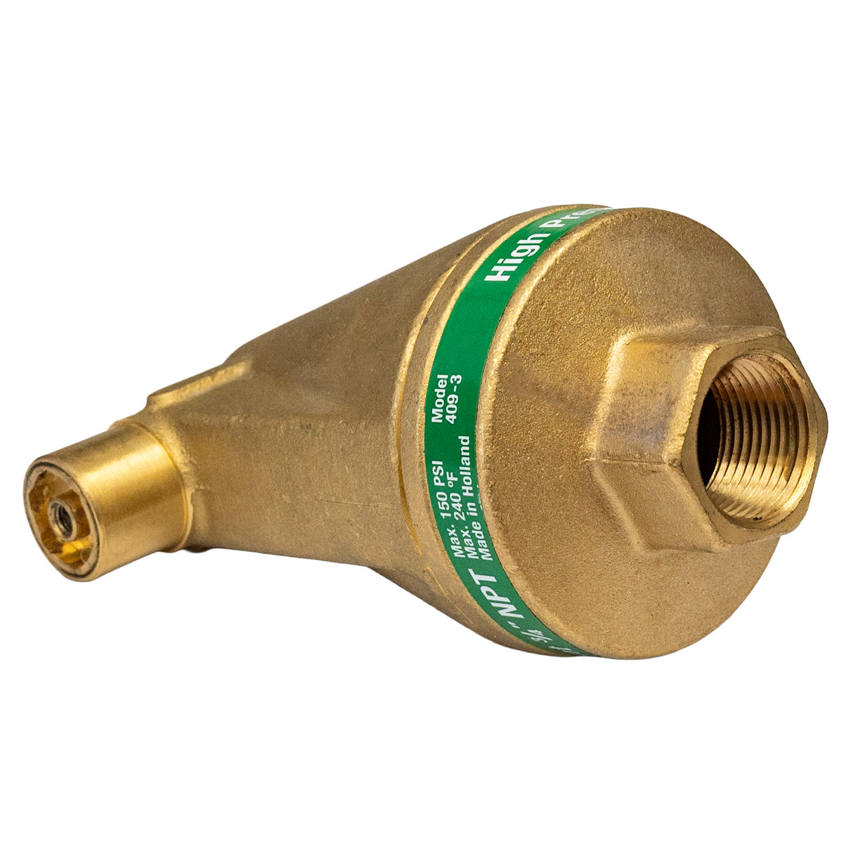 Taco 409-3 3/4" High Pressure Air Separator - bottom left