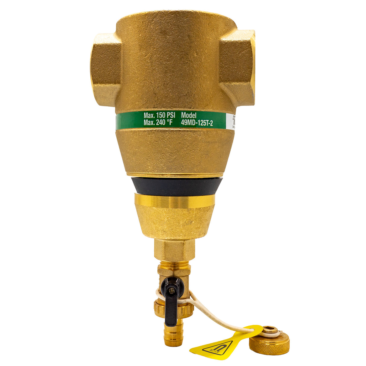 Taco 49MD-125T-2 1-1/4" 4900 Series Magnetic Dirt Separator - back