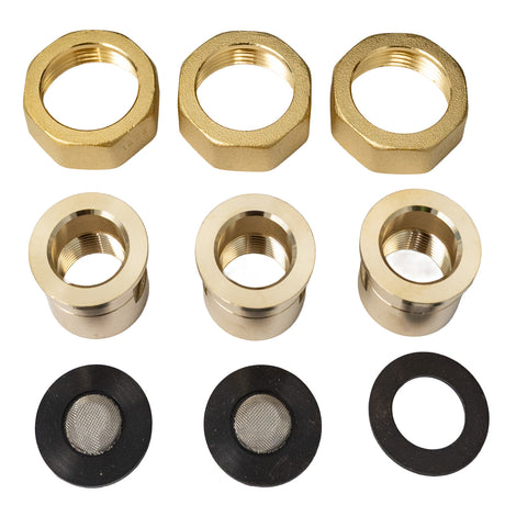 Taco 5122-008kit 1/2" inch npt fitting for domestic hot water thermostatic mixing valve - parts