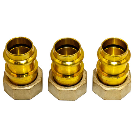 Taco 5123-020kit 3/4" PRESS fittings for 5000-3 Taco Mixing Valve - front