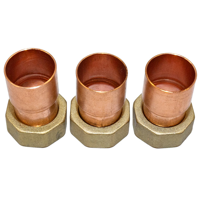 Taco 5124-003kit 1" Sweat fittings for 5000-3 Taco Mixing Valve - top