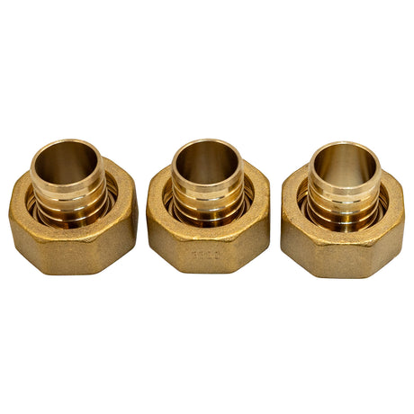 Taco 5124-004kit 1" PEX fittings for 5000-3 Taco Mixing Valve - top