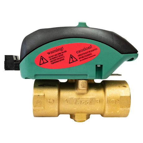 Taco Z100t2-3 2-way 1" NPT normally closed zone valve - left