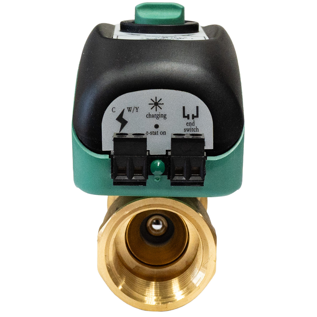 Taco Z100t2-3 2-way 1" NPT normally closed zone valve - back