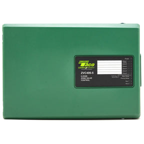 Taco ZVC406-5 5 zone valve control for hydronic radiant floor with 6 thermostats - front