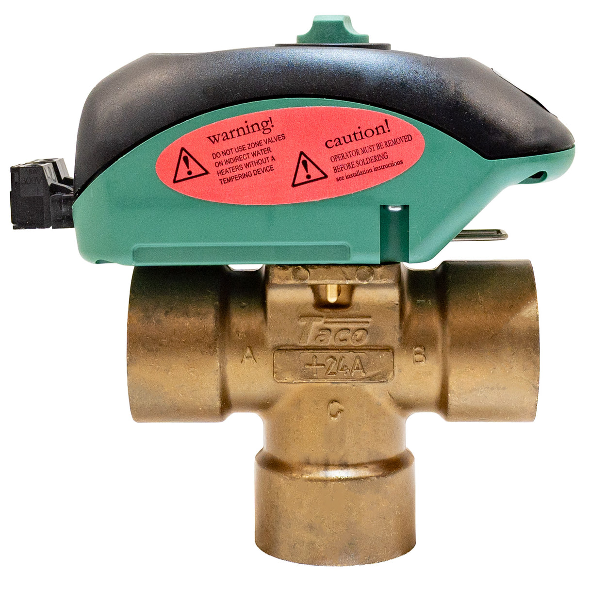 Taco Z100T3-2 1'' inch NPT 3-Way Sentry Zone Valve - Left side