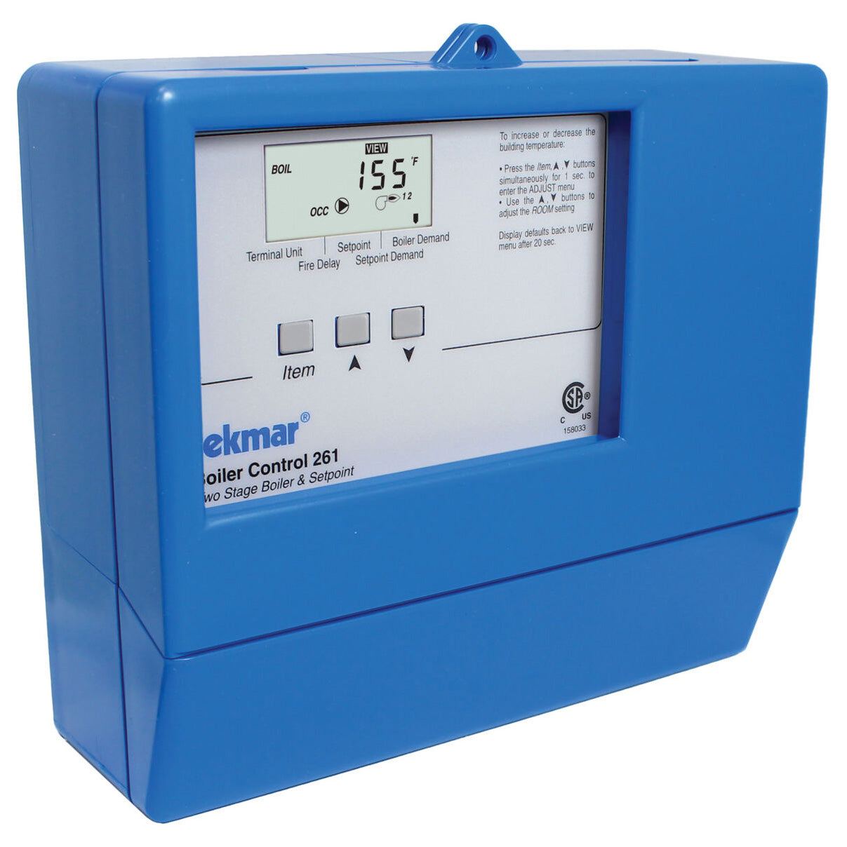 Tekmar  261 Two Stage Boiler Control - left side