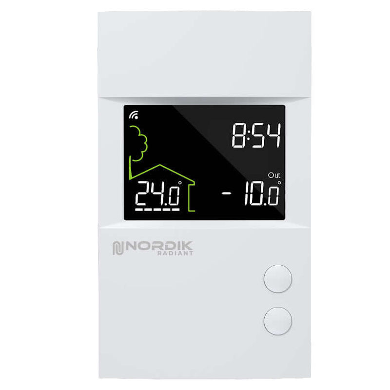 Nordik Radiant TH1420ZB Smart Zigbee 24V low voltage for water and glycol hydronic radiant floor system