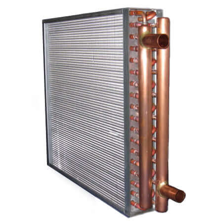 Water to Air Heat Exchanger for ducts - side